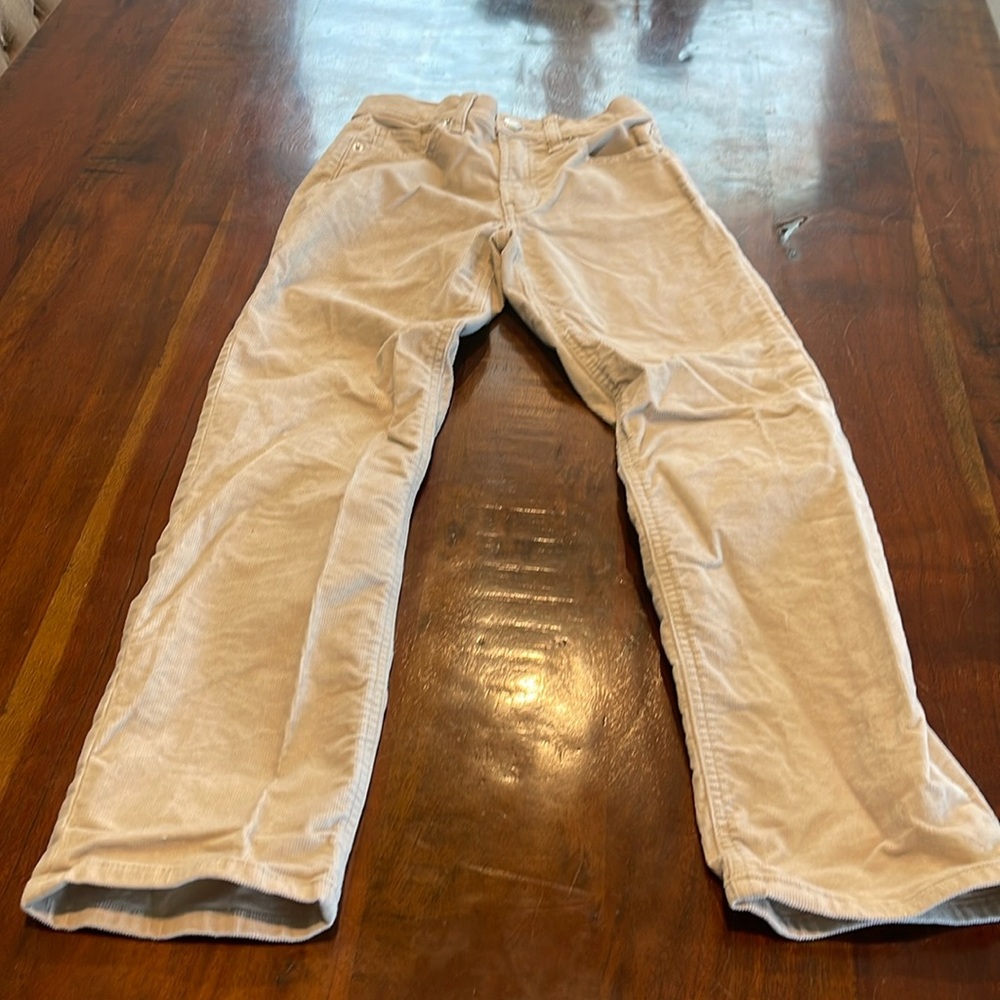 Gap Girls High Rise Loose Corduroy Pants Size 10 Slim EUC